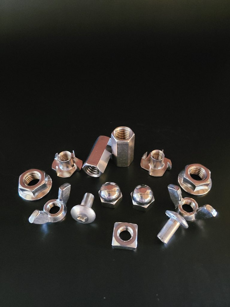 Nuts 9 MORE NUTS FLANGED CAP WING COUPLING SQUARE BARREL T NUTS